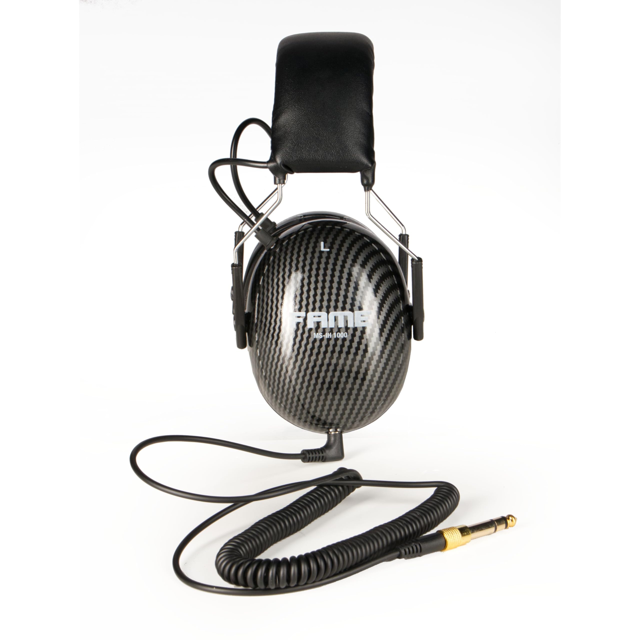 Gehörschutz Kopfhörer für Drummer, 25 dB Geräuschisolierung, 40 mm Treiber, 10 Hz-30 kHz Frequenzbereich, 3,5 mm Klinke, 6,3 mm Adapter, faltbar, komfortabel, ideal für Proberaum und Live-Sessions