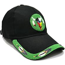 Native American Style Baseball Cap - Beaded Trucker Hat for Men