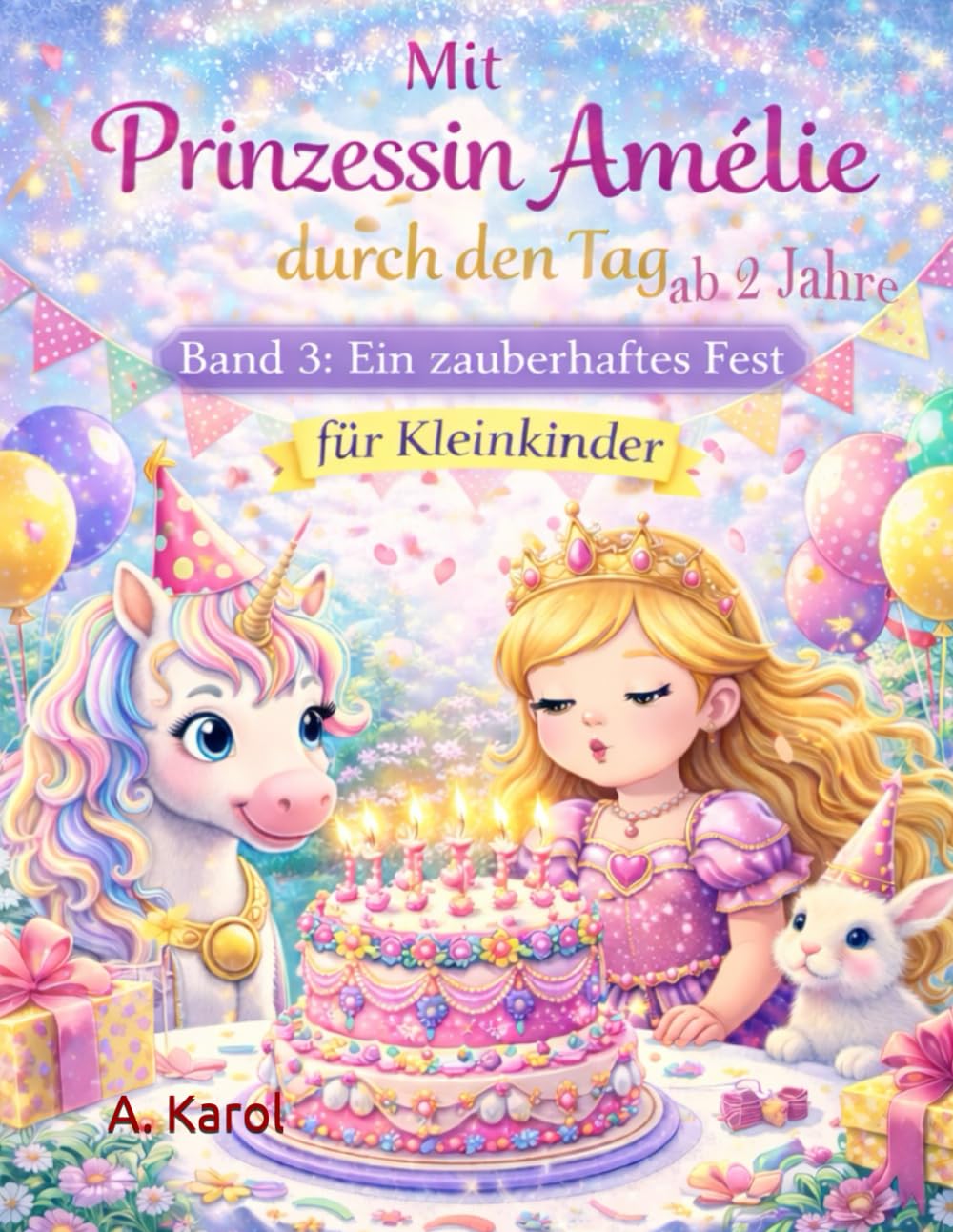 Mit Prinzessin Amélie durch den Tag - Band 3: Ein zauberhaftes Fest: Ein liebevolles Malbuch über den Alltag einer Prinzessin, Ausmalbuch für ... über den Alltag einer Prinzessin)