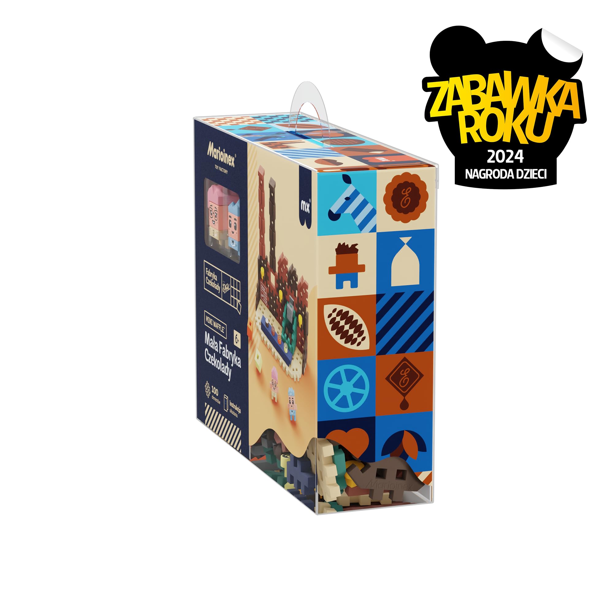 MINI WAFFLE - WEDEL - MAŁA FABRYKA CZEKOLADY 100 ELEMENTÓW