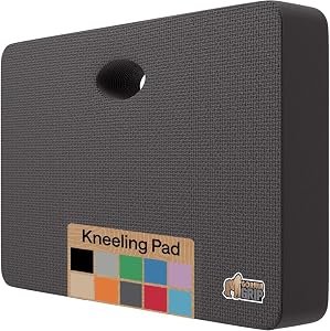 GORILLA GRIP® Extra Thick Foam Kneeling Pad for Gardening, 17.5x11 Charcoal