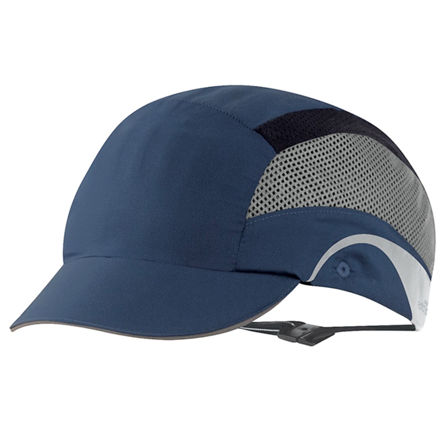 Gorra Seguridad Aerolite - Mas Ligera, Polygiene® Tech - Pro Antigolpes - Visera 5 cm - Norma: EN 812 - Usos: Bricolaje, Industrial, Electricistas, Fontanero, Logística - Color: Azul Marino