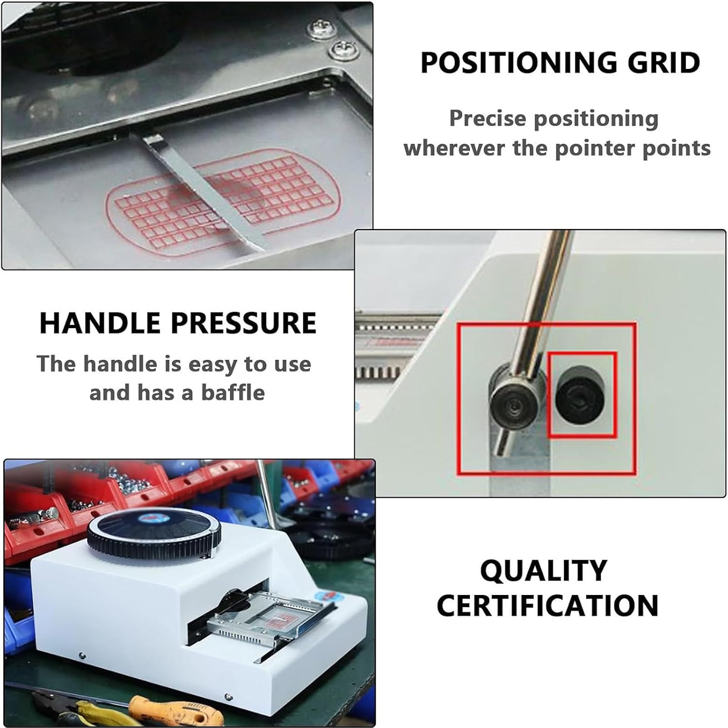Dog Tag Coding Embosser Machine 72 Coded Character Manual Dog Tag Embosser Machine Metal Stamping Code Printing Aluminium Sign