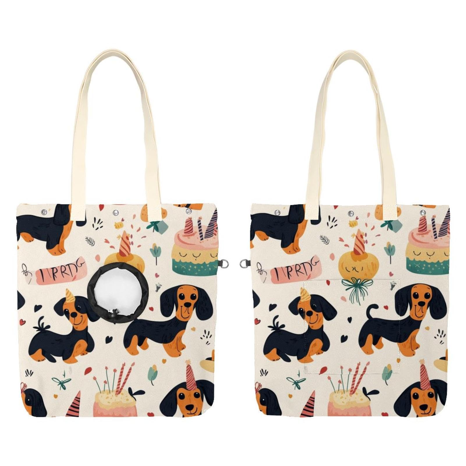 Sac à bandoulière pour voyage en plein air avec chat et chien