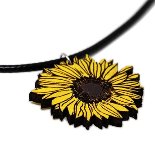 Sunflower Choker Necklace | Handmade 