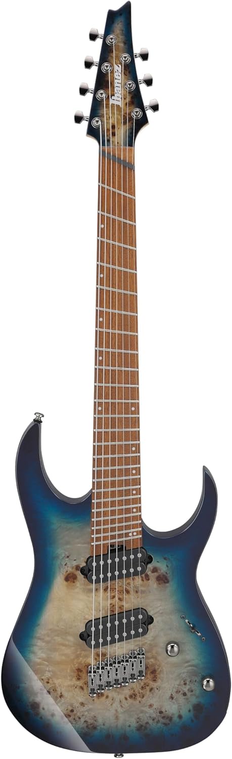 Ibanez RGMS7 7-string Electric Guitar - Cosmic Blue Starburst