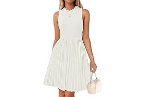 Cool Breeze: Flowy Summer White Dress 2022