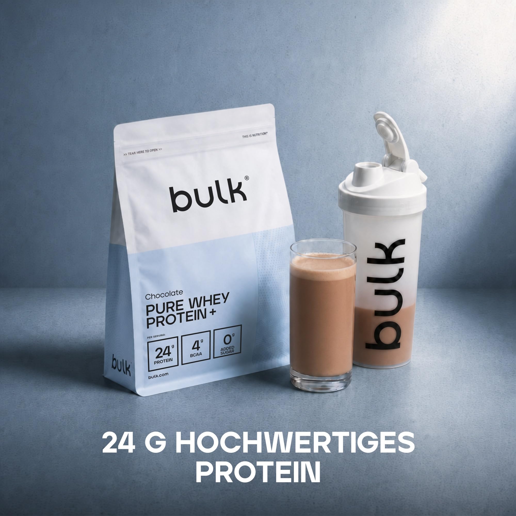 Bulk Pure Whey Protein+, Schokolade, 2kg