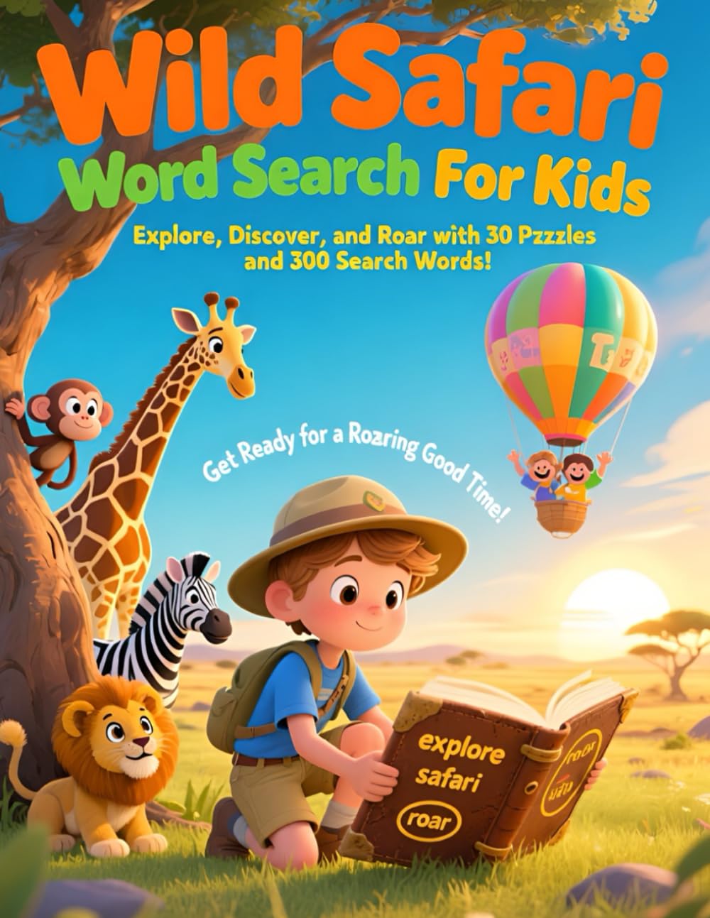 Wild Safari Word Search For Kids: Get Ready for a Roaring Good Time!