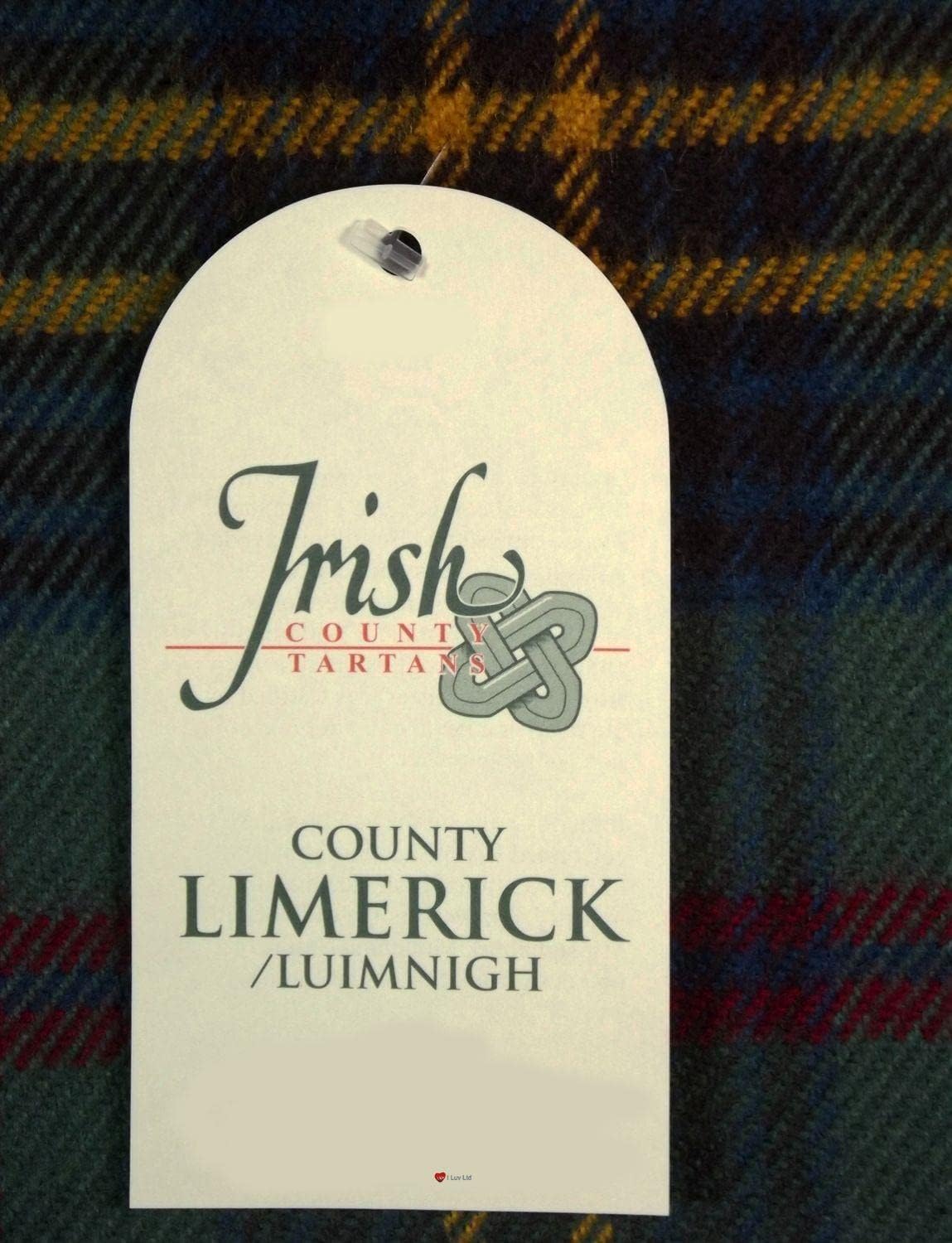 Irish Tartan Plaid Scarf County Limerick Unisex 100% Lambswool