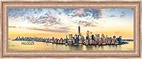 Vista 11 de Poster Palooza 3x3 Inch Traditional Antique Silver Complete Wood Square Picture Frame with UV Acrylic Plexiglass, Foam Board Backing & Hardware