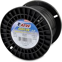 Vista 30 de Alambre de pesca americano Surflon recubierto de nailon 1x7 de acero inoxidable, línea líder de pesca para agua salada, prueba de 10 libras - prueba