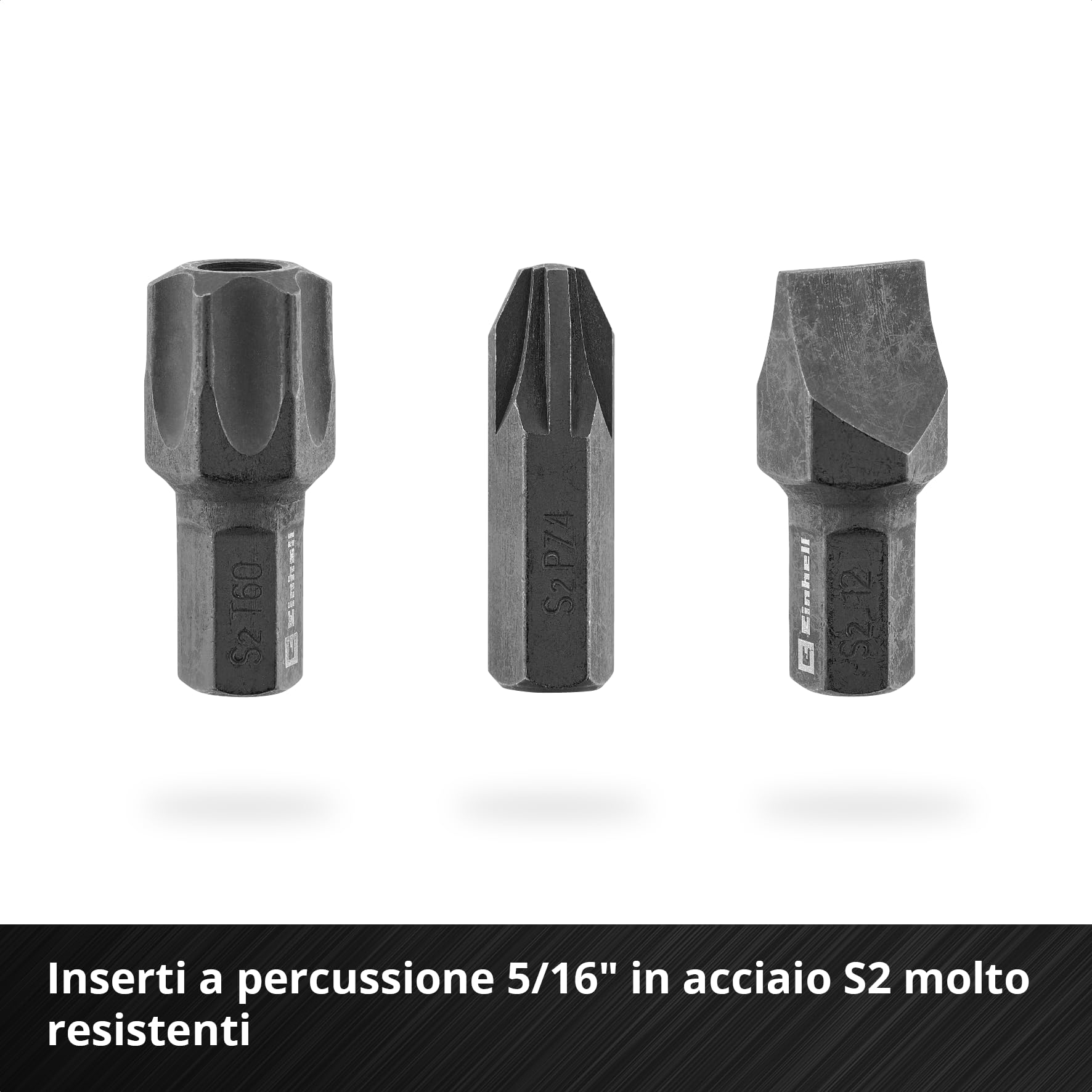Original Einhell E-Case valigetta attrezzi 121 pezzi auto (professionale auto, set bussole, bussole porta inserti, inserti impact, bussole candele, cricchetti reversibili, valigetta sistema)