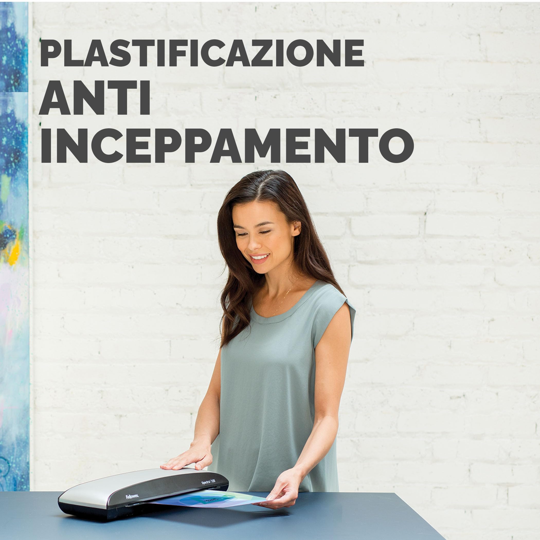 Fellowes 5737801 Plastificatrice Spectra A4, 30 cm/min, 2 Rulli