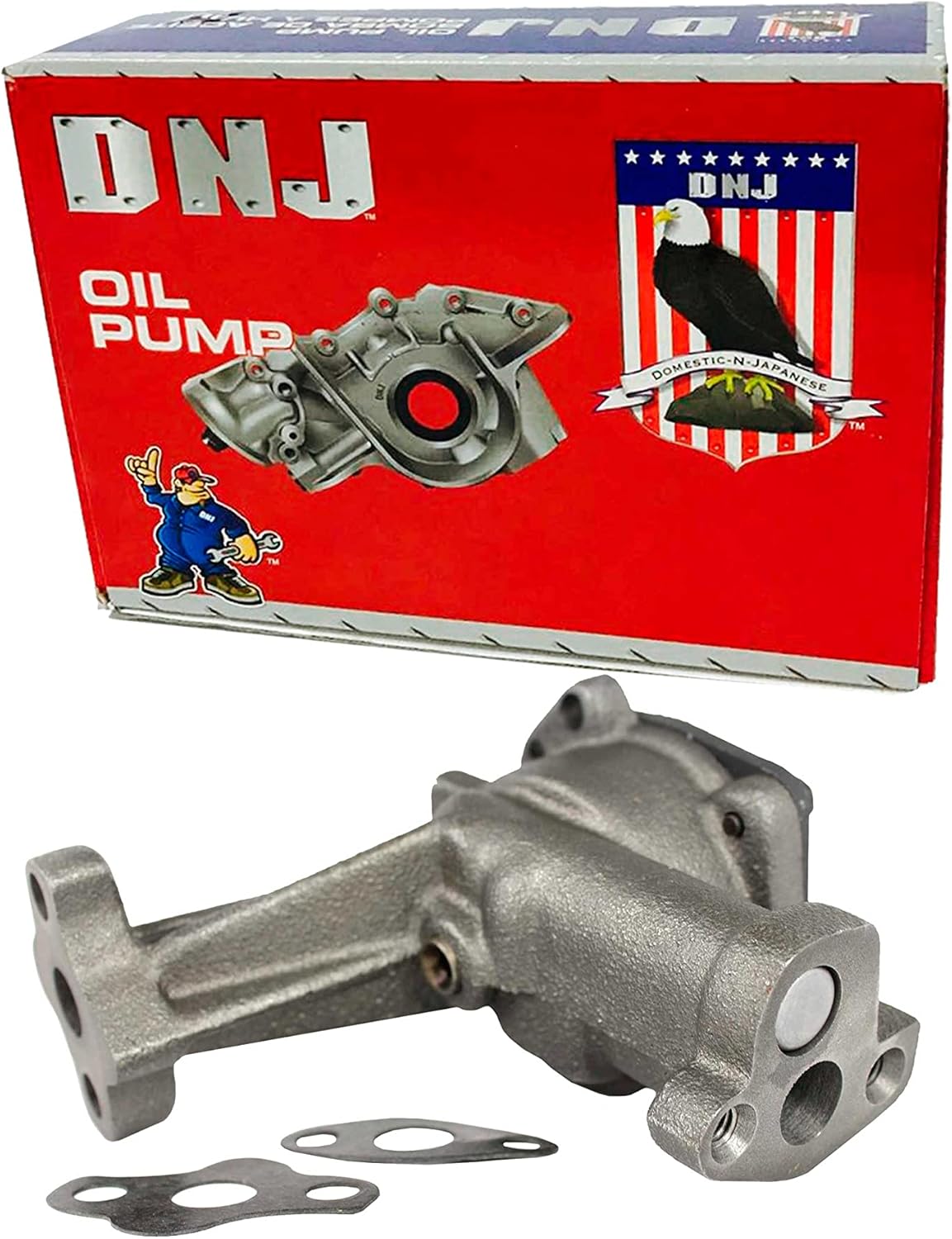 DNJ OP4113HV Oil Pump Housing for 1962-2001 Ford, Lincoln, Mercury 300, Bronco, Caliente 4.3L-5.0L V8 16V OHV 4261cc