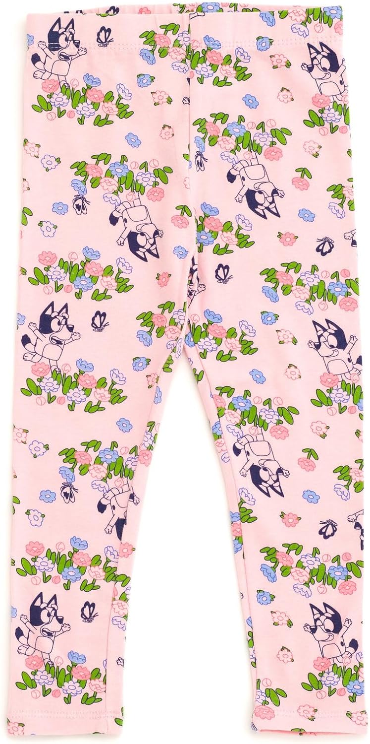 Bluey Girls T-Shirt and Leggings Outfit Set Toddler to Big Kid Sizes (2T - 10-12) - Image 3