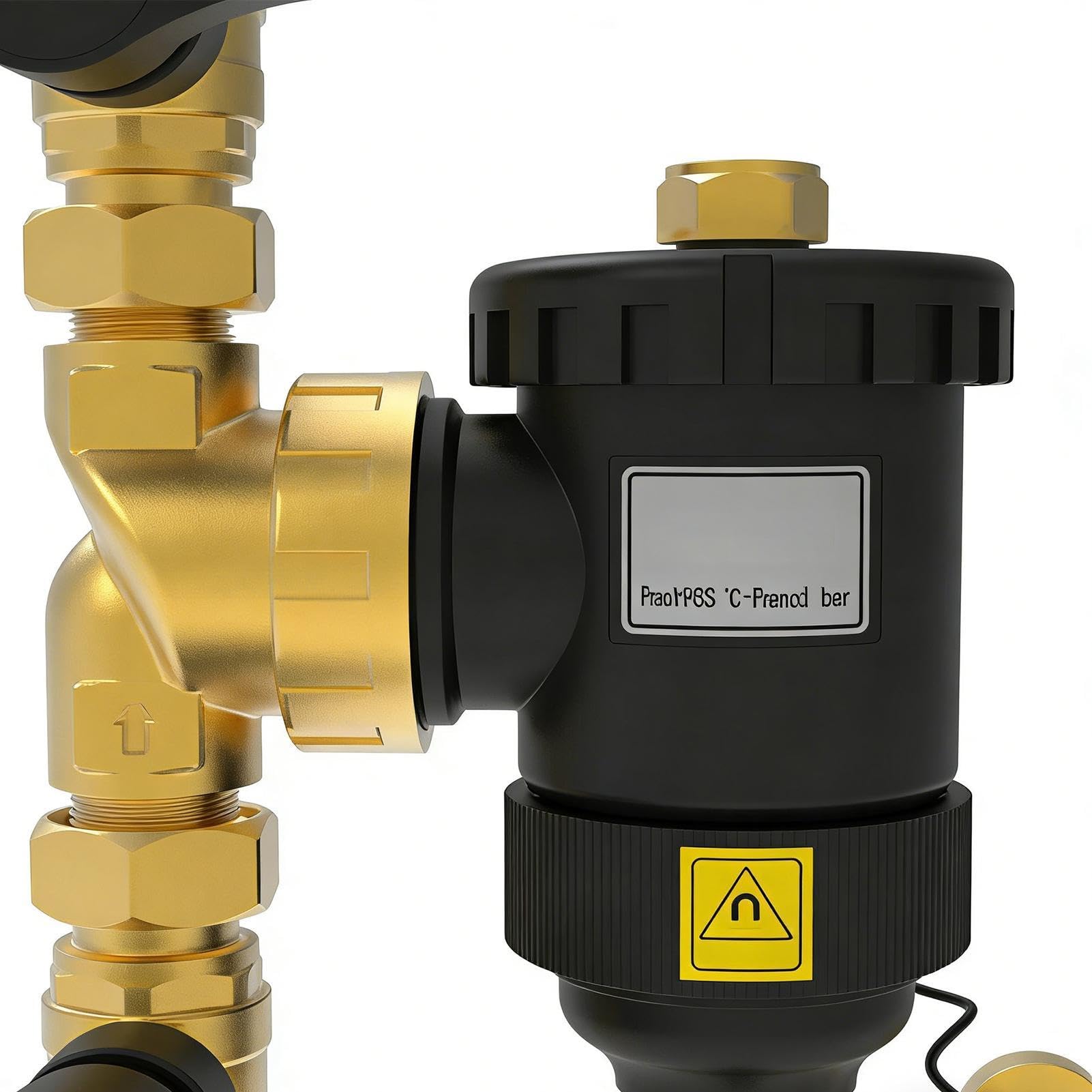 Filtro de Caldera Industrial | Filtración de Roscas Dn20 Dn32 para Montaje en Pared | Filtración Para Eliminación De Incrustaciones, Óxido Y Sedimentos | Para HVAC y Calefacción Central, Purificación
