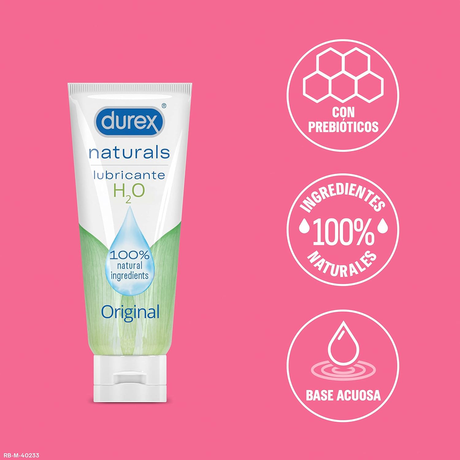 Lubricante Durex Naturals H2O por 9,63€ (en compra recurrente)