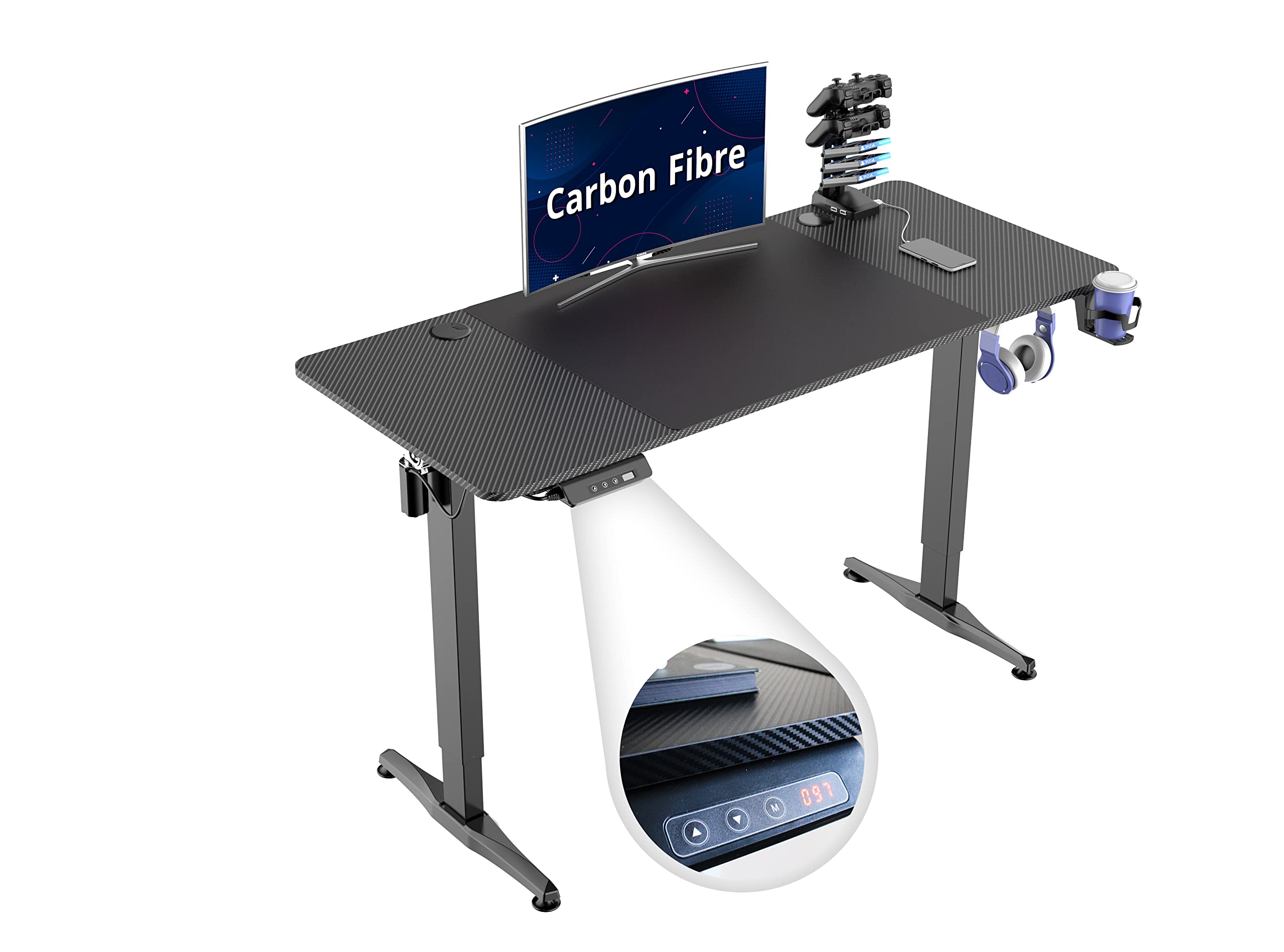 Buy EZ Shopper Gaming Desk Electric Height Adjustable Standing Desk