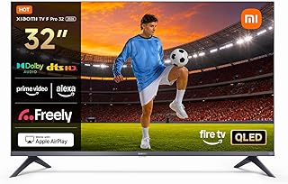 XIAOMI TV F Pro 32, 32 Inch (81 cm), QLED, Smart TV, Fire TV, Dolby Audio™, DTS Virtual:X, DTS-HD, Alexa Voice Control, Works with Apple AirPlay