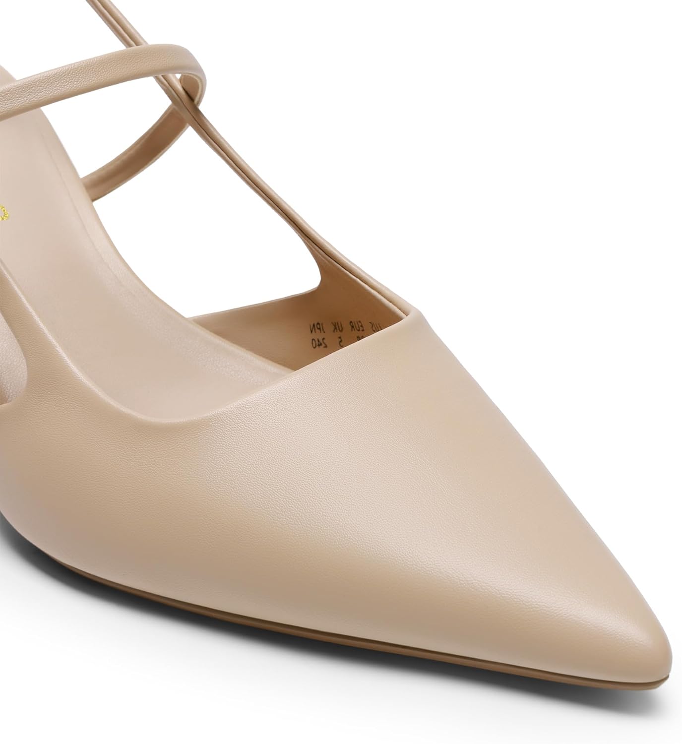 DREAM PAIRS Mary Jane Kitten Heels for Women Slingback Pumps - Comfortable Pointed Closed Toe Low Heel Dress Shoes 2.36 Inch for Office Work Party Wedding Church - Image 7