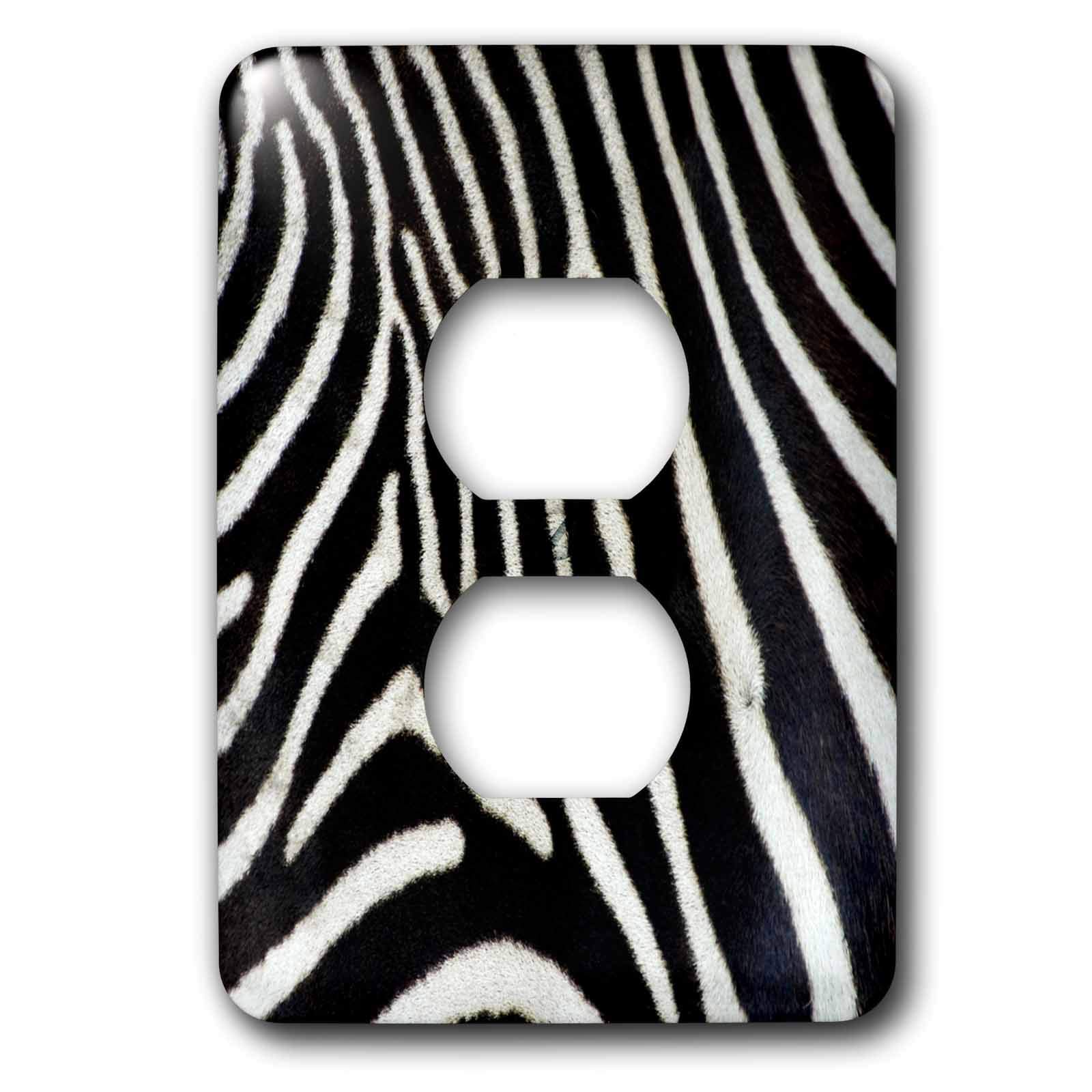 Housse de prise motif zèbre noir et blanc pour sublimer le salon ou une chambre moderne