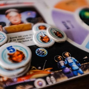 Rio Grande Games Moon Colony Bloodbath Strategy Card Game, 1-5 Players, Engine Building Board Game Ages 14+