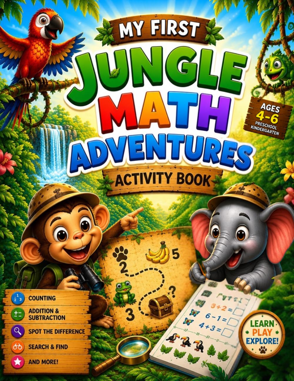 My First Jungle Math Adventures: Activity Book