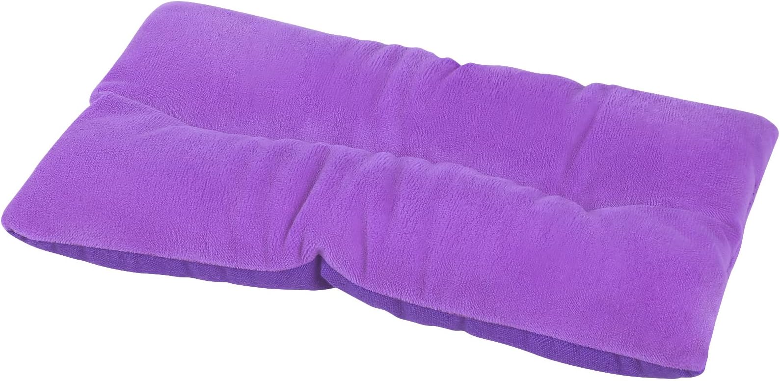 Microwave Heating Pad for Pain Relief - Moist Heat Pad Microwavable for Cramps, Muscles, Joints, Back, Neck and Shoulder - Small Heating Pad for Warm and Cold Compress Therapy (Purple)