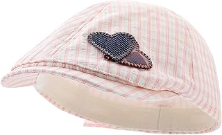 Women's Quick Dry Newsboy Cap Lightweight Summer Hat for Girls Casual Cabbie Hat with Heart Charm for Daily Travel