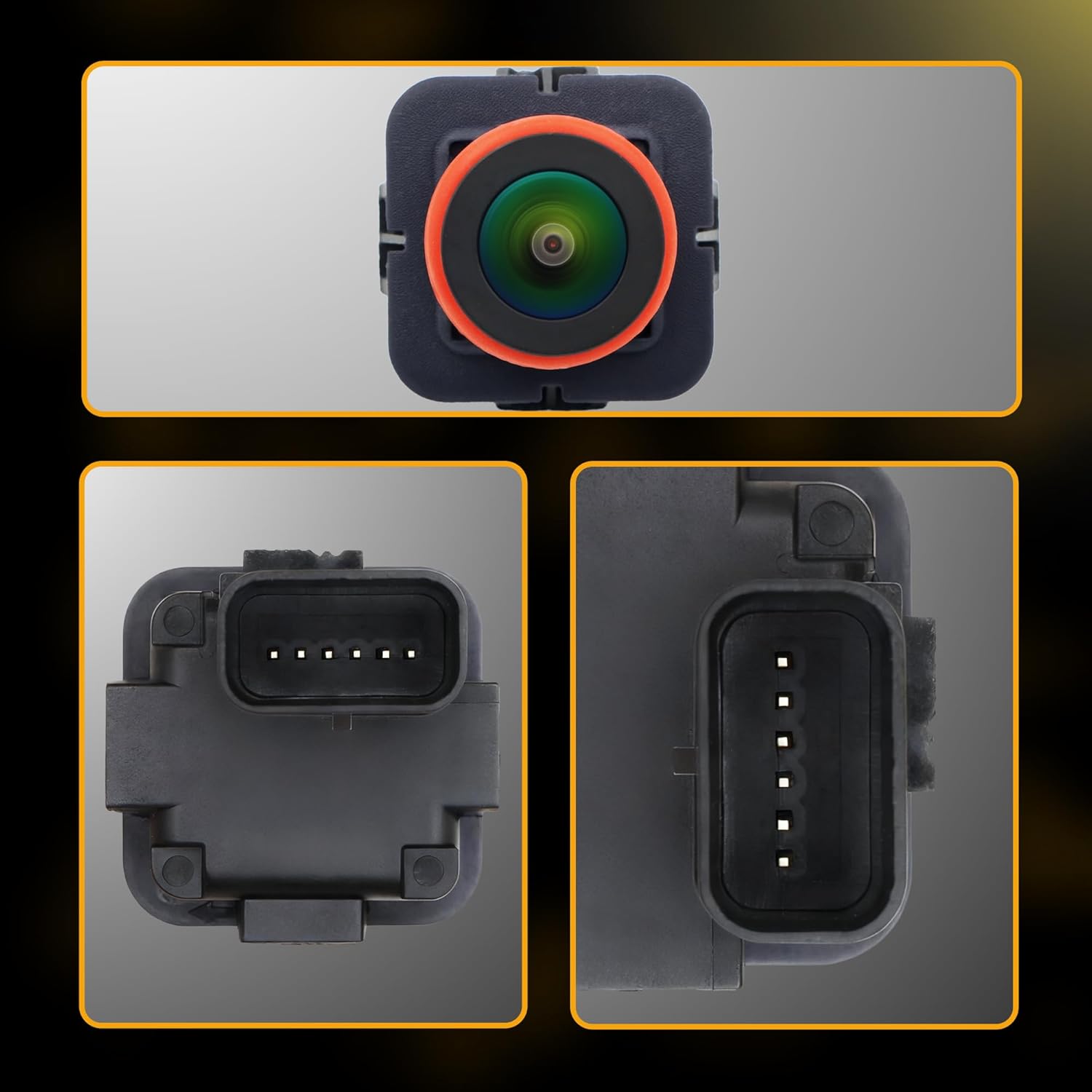 Rear View Backup Camera Compatible with 2011-2015 Ford Edge, 2011-2013 Lincoln MKX, Replaces BA1T-19G490-AF ET4T-19G490-AA