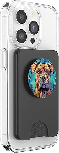 Miniatura 10 de Presa Canario Dog Stained Glass PopSockets Standard PopGrip