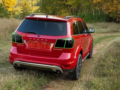 Miniatura 4 de Rtint - Cubiertas de tinte para luz trasera compatibles con Dodge Journey 2010-2020, humo opaco