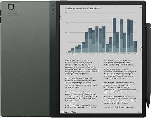 Miniatura 7 de BOOX Tablet Tab Ultra C Pro ePaper Tablet PC 10.3 Papel digital 6G 128G con cámara trasera de papel Tablet