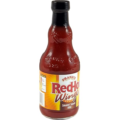 Frank's RedHot Smokin' Sweet BBQ Wings Sauce, 12 fl oz