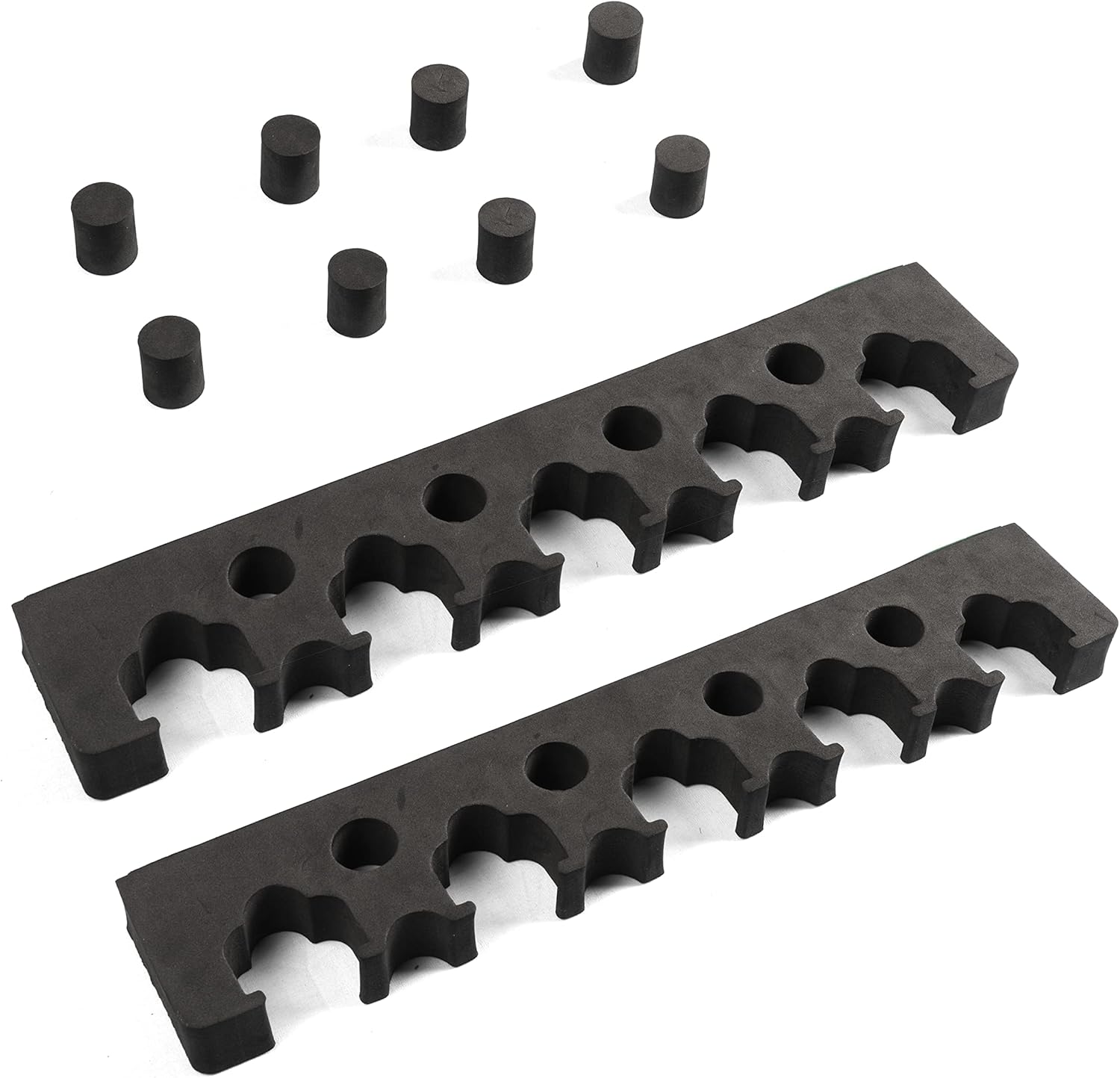 Sumabitar2Pack Foam Gun Rack for Gun Storage with Magnetic Strip and Hook Strip, Gun Safe Accessory Rifle Gun Holder for Rifles and Shotguns, Wall Mount Indoor Outdoor Barrel Rest for Gun Safe Cabinet : Sports & Outdoors