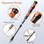 JOREST 117 in 1 Precision Screwdriver Set, Tool Gifts for Men, Mini Repair Tool Kit with Torx Triwing Bits, Repair for Computer, MacBook, Laptop, PC, RC, PS5, iPhone, Electronics, Xbox, Glasses