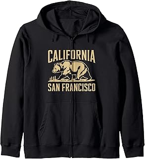 California San Francisco Zip Hoodie