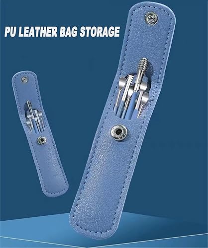 Miniatura 10 de Kit de eliminación de cera de oído, 14 piezas, kit de limpieza de oídos, herramientas de eliminación de cera de oído de acero inoxidable con caja de