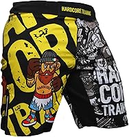 Vista 19 de Hardcore Training Pantalones cortos de lucha para hombre Boxeo MMA Combat BJJ Grappling Fitness Muay Thai Kickboxing No Gi