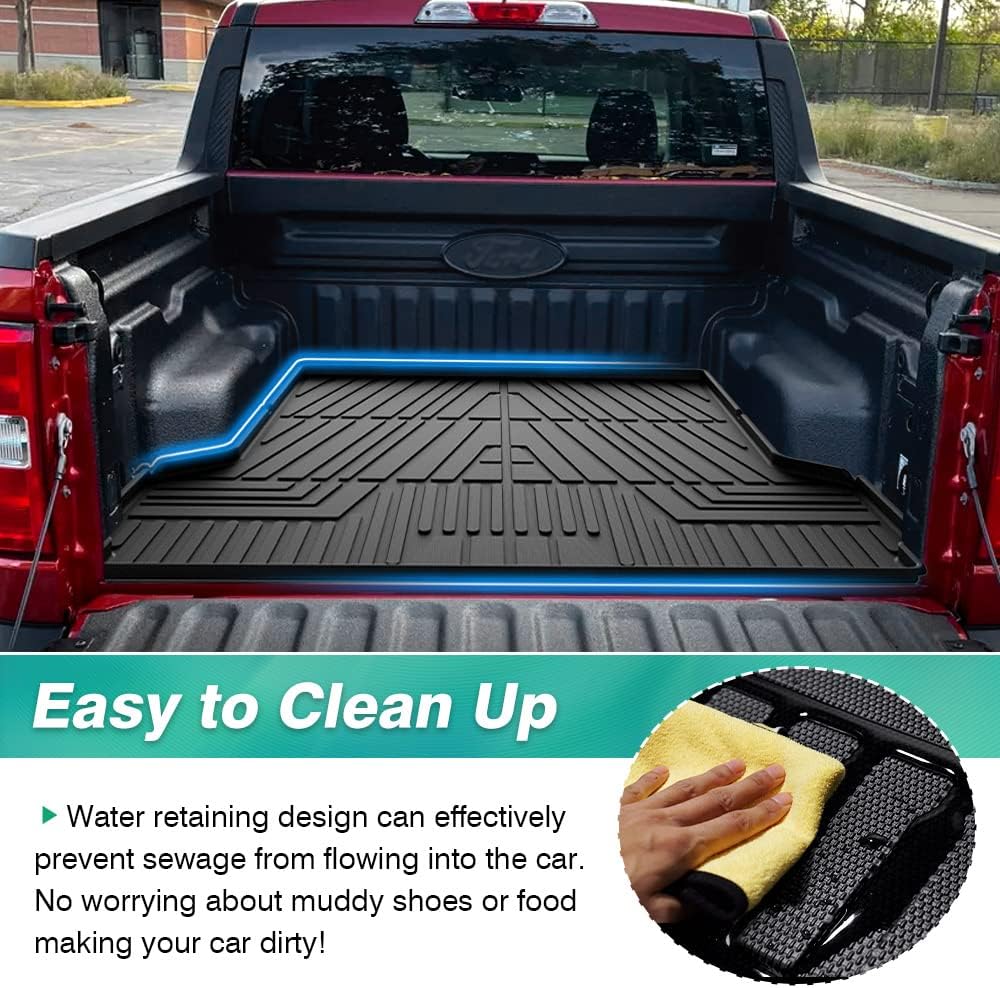 Buy Mixsuper Truck Bed Mat Compatible with 20222023 Ford Maverick All Weather Truck Rugged Bed