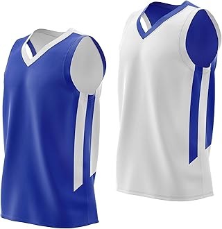 Liberty Imports Reversible Men's Mesh Athletic Basketball Jersey Single for Team Scrimmage