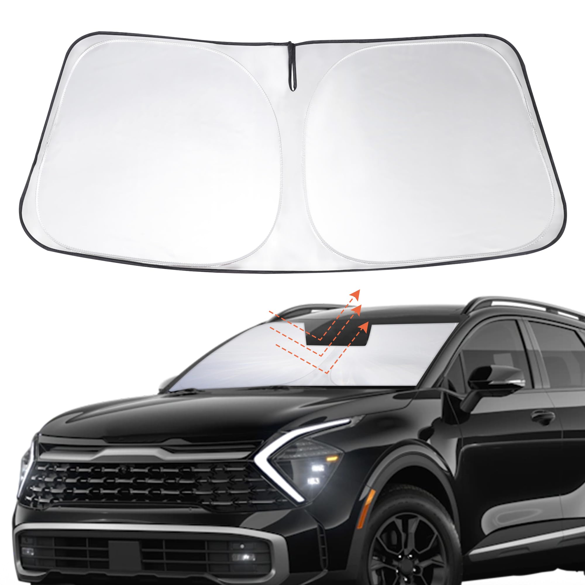 Windshield Sun Shade Sunshade for 2023-2025 2026 Kia Sportage