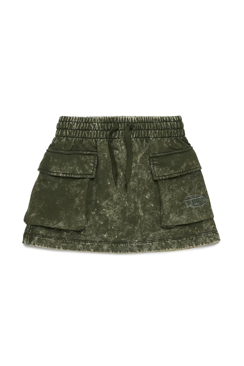 Diesel Girls' Marbled Fleece Cargo Mini Skirt