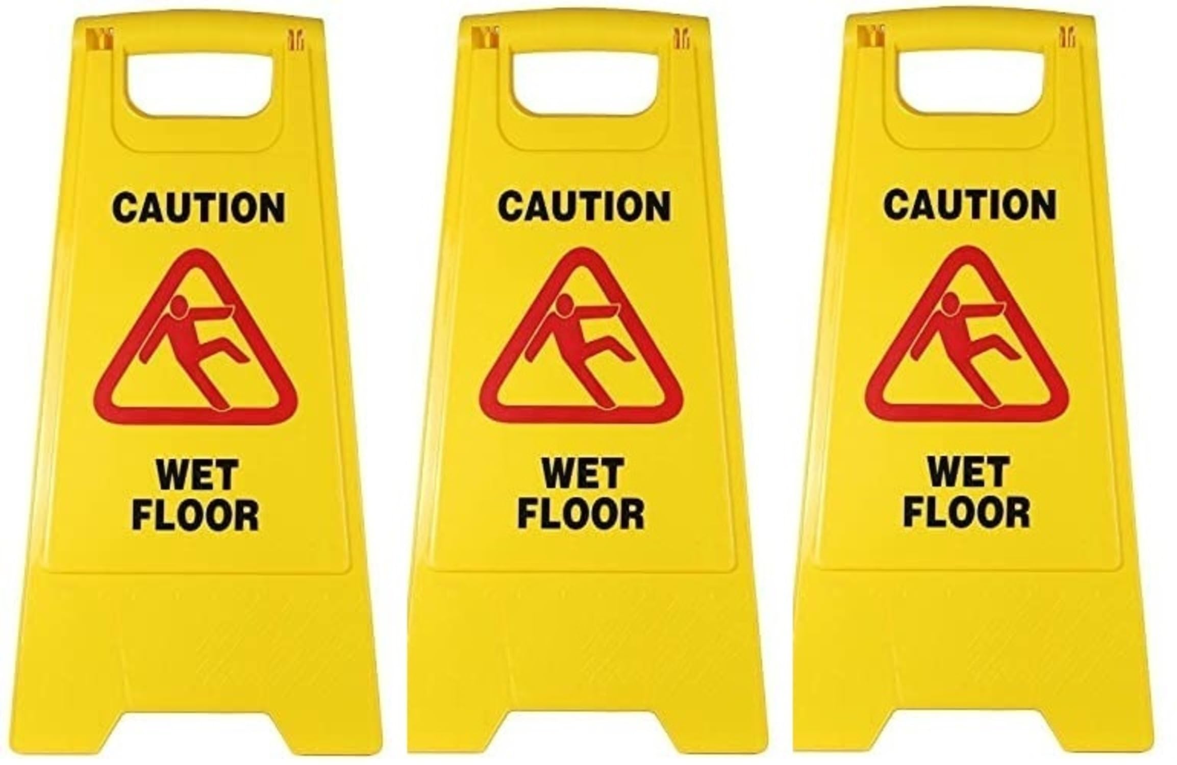 KR STORE™ Yellow Plastic Caution Standing Board (Wet Floor Sign- set Of 3 Pcs) (B07F1VPHZJ) Amazon Price History, Amazon Price Tracker