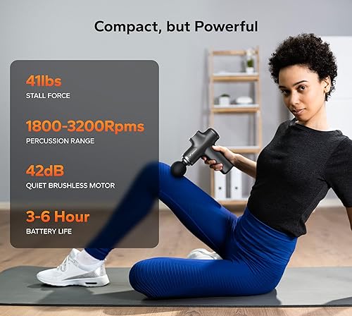 Miniatura 3 de MERACH Bicicleta para debajo del escritorio y mini pistola de masaje