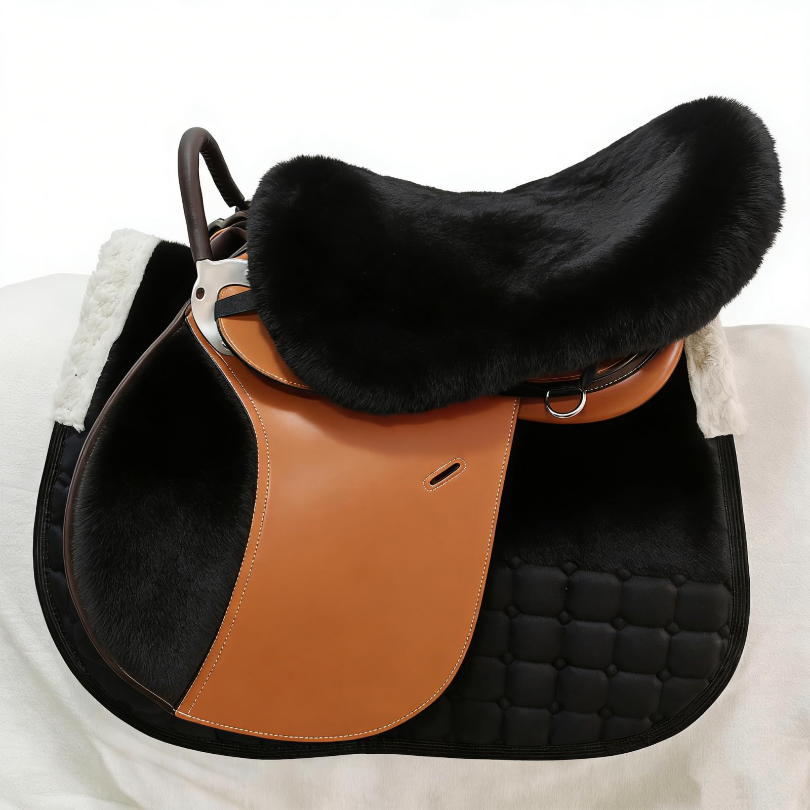 Photo 1 of ZSWINATW Sheepskin Saddle Pad