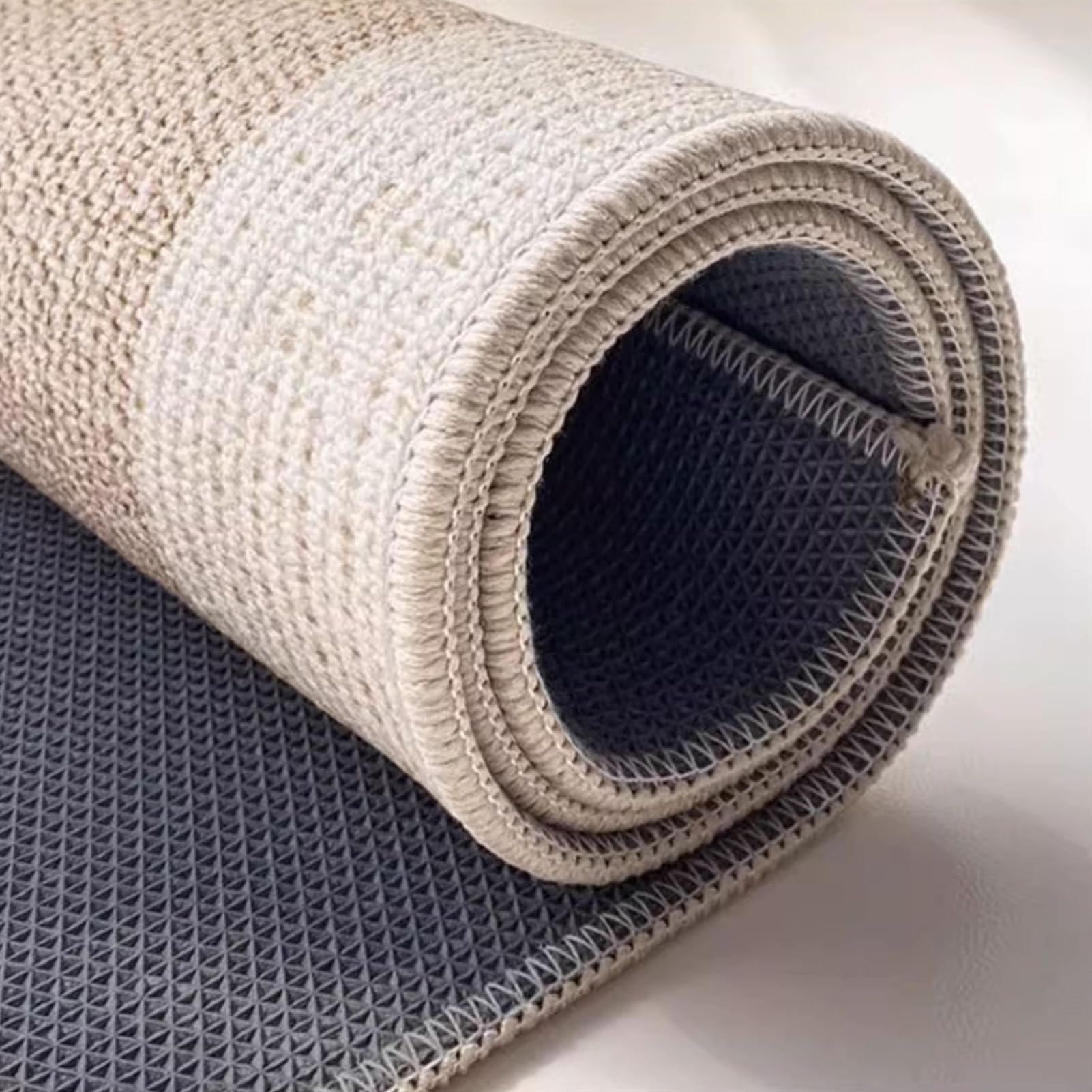 Tapis Chaise de Bureau 140 cm Antidérapant Tapis de Sol Bureau Gaming Lavable pour Parquet Carrelage Sols Durs Gris