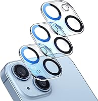 Vista 13 de [Paquete de 3] Protector de lente de cámara para iPhone 13 Pro Max de 6.7 pulgadas y iPhone 13 Pro de 6.1 pulgadas, vidrio templado 9H, arañazos