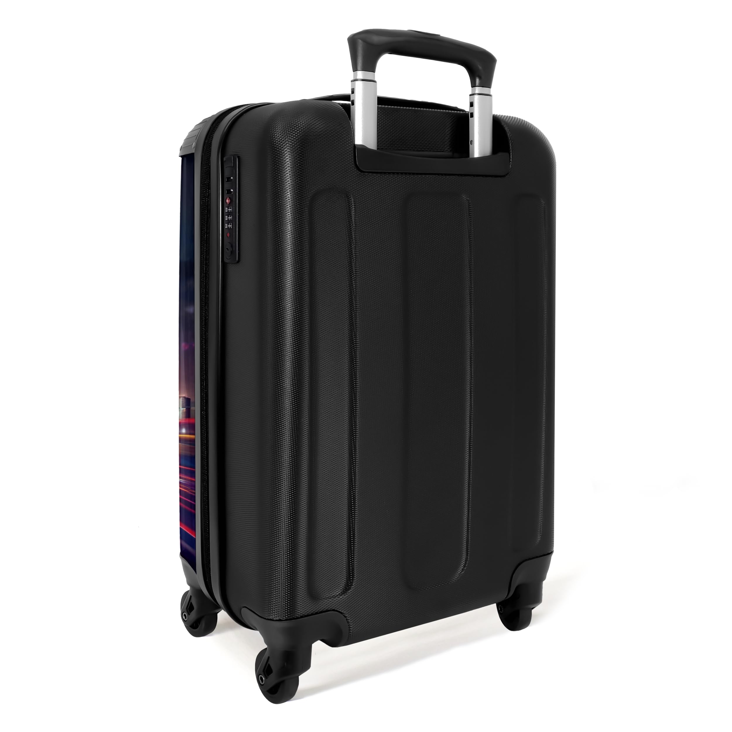 NoBoringSuitcases.com Valigia Bambini Trolley Bambino, Bagaglio a Mano 55x40x20 cm (Pallacanestro - Blu scuro)